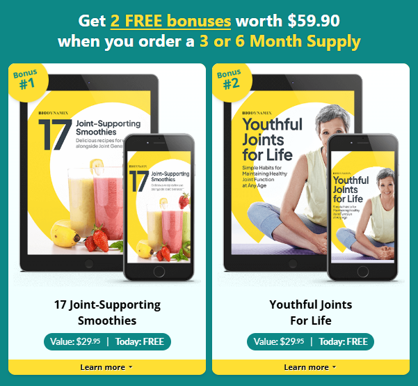 Joint Genesis™ Bonus Offer